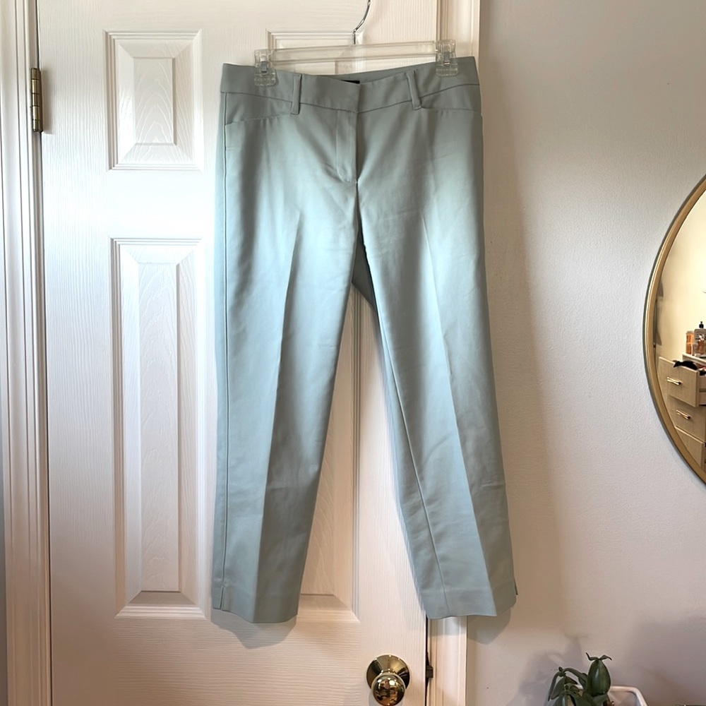 Stretchy crop trouser pant